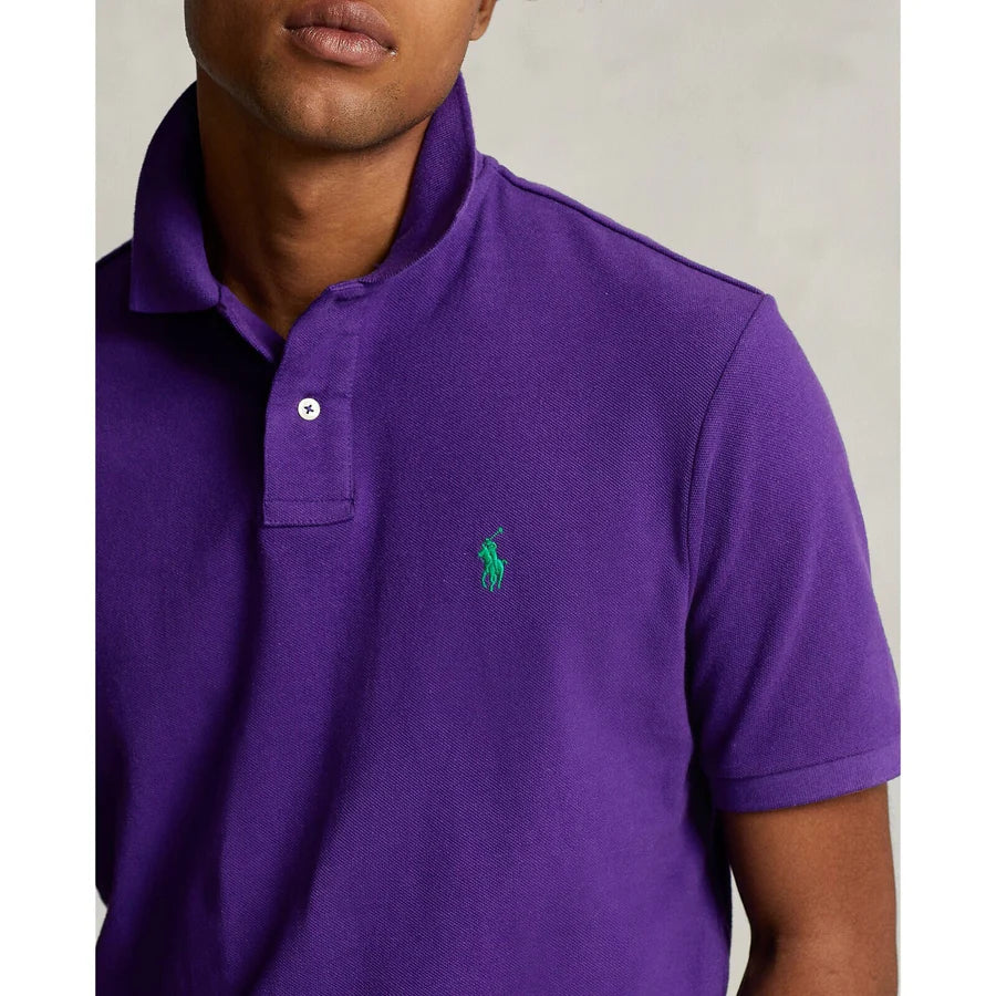 Purple Collar Tshirt(ORANGE LOGO)