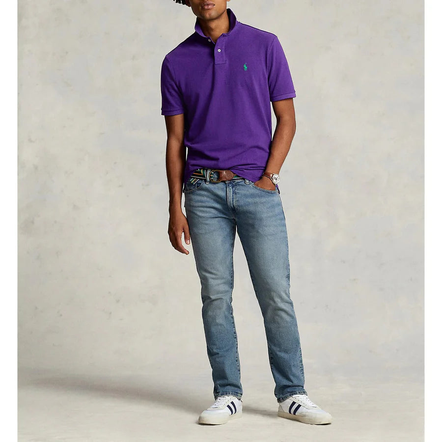 Purple Collar Tshirt(ORANGE LOGO)