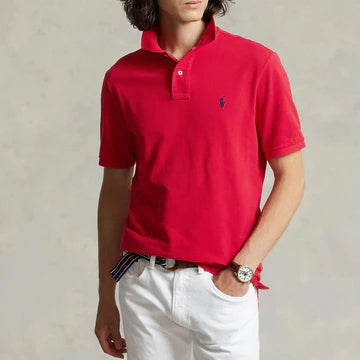 Red Collar Tshirt