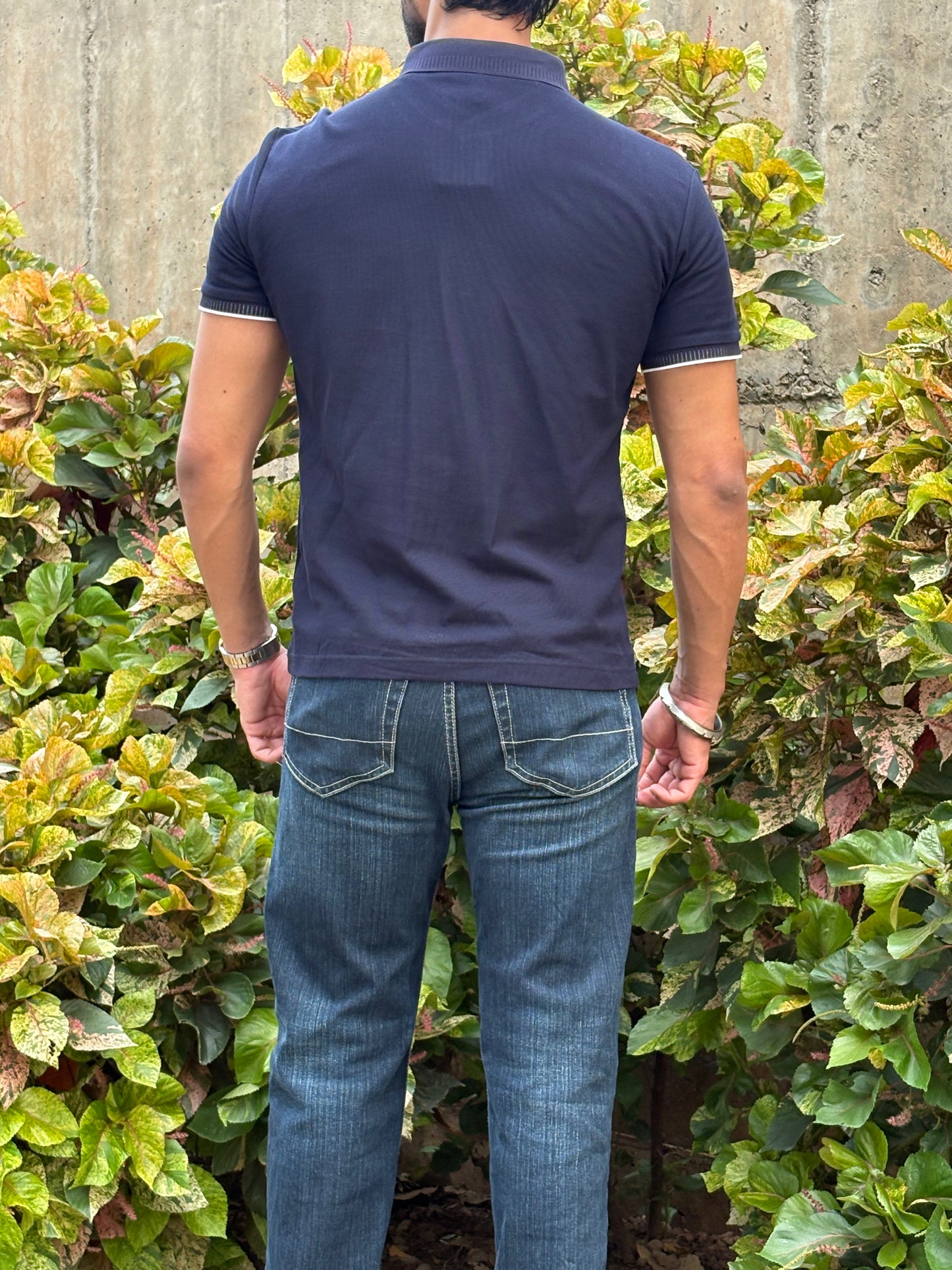 Navy Luxe Polo
